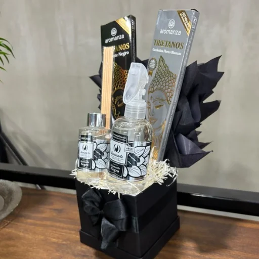 Box de sahumerios y aroma negro
